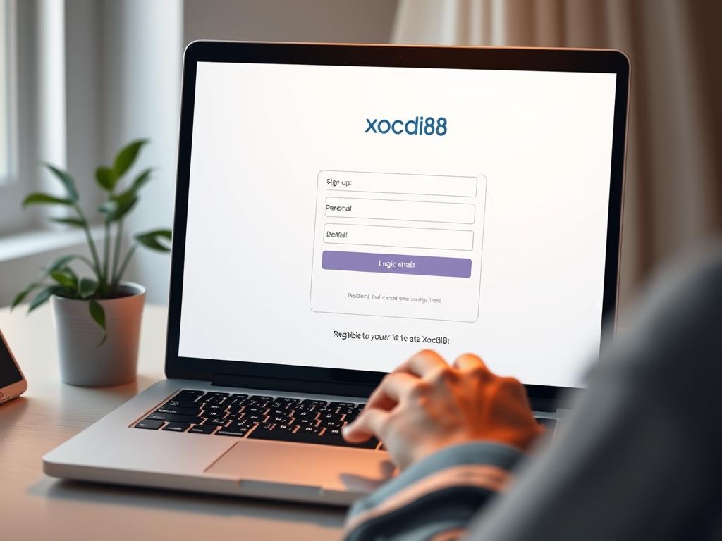 quy trình đăng ký tài khoản Xocdia88